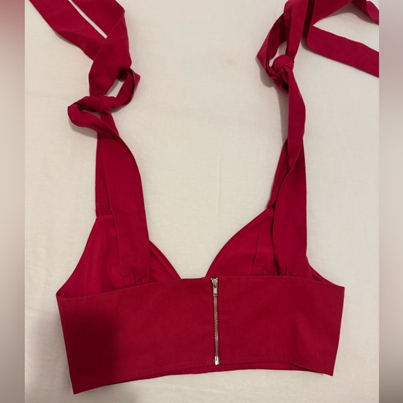 Cami NYC Raspberry Rylie Linen Set - Picture 4 of 7